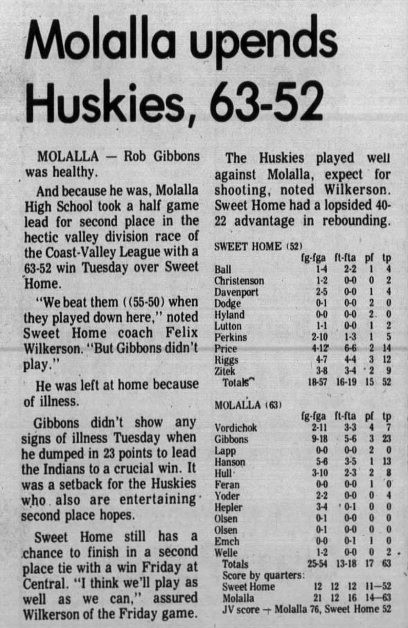 Clipping from Albany Democrat-Herald